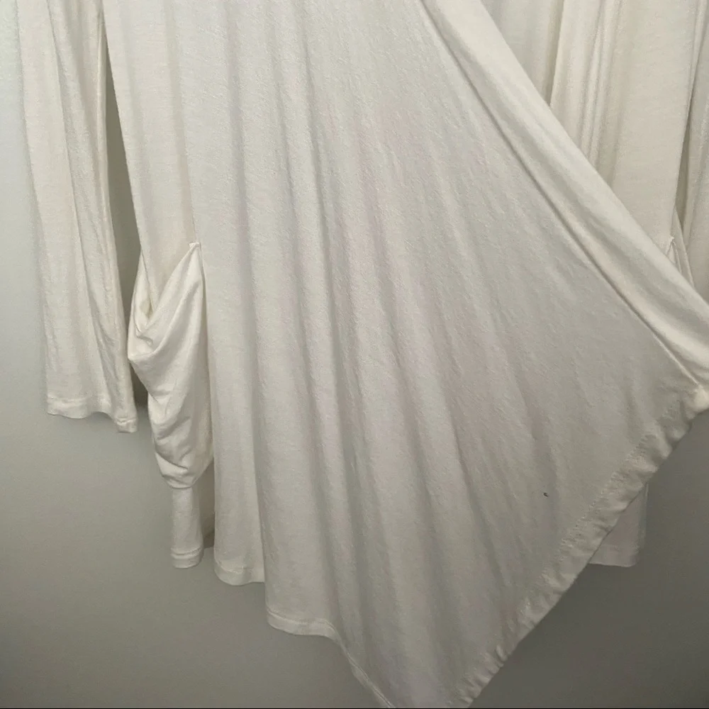 Draped Long Sleeve Top - Picture 2 of 4